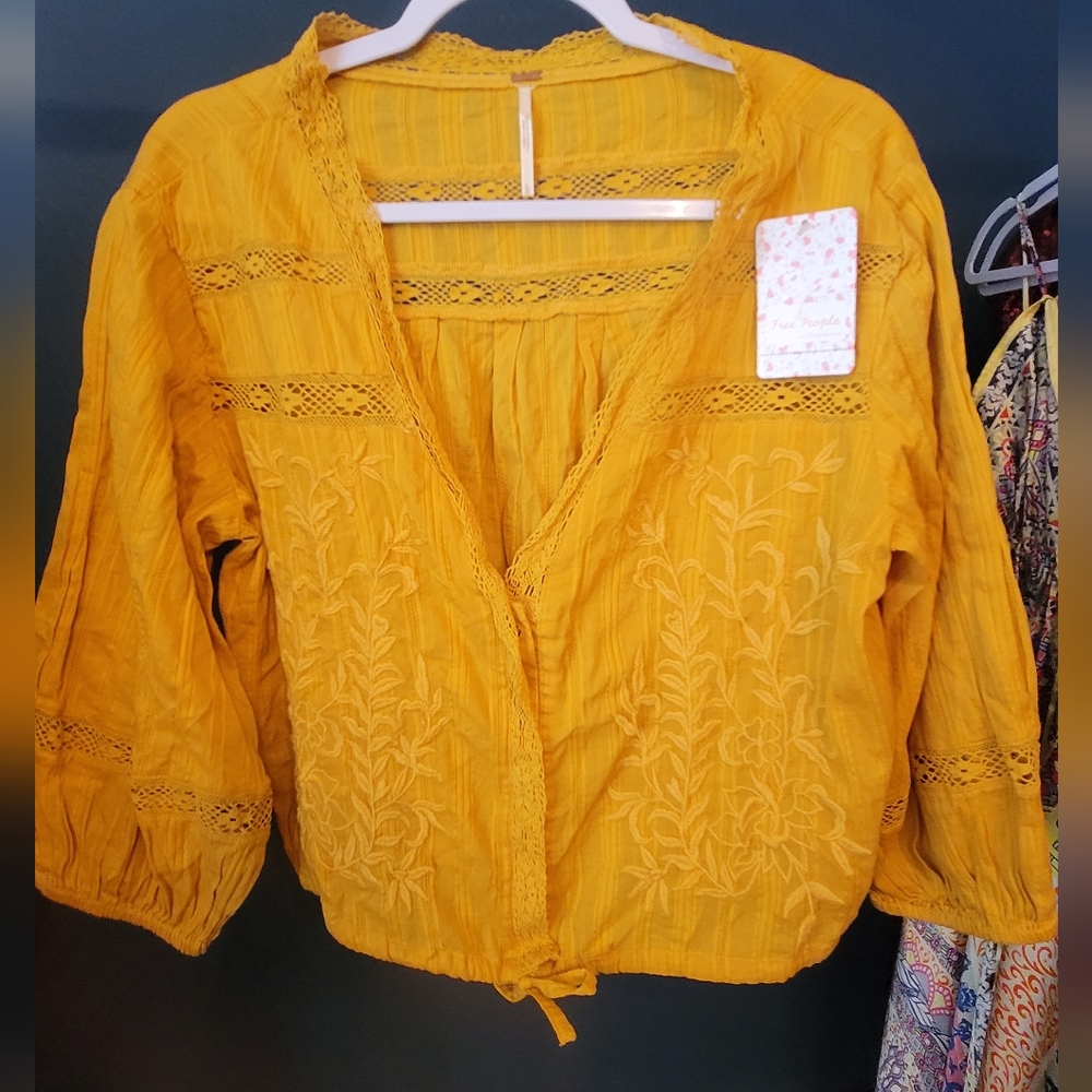 Free People Blouse SZ LARGE